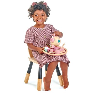 Обучающий игровой набор Tender Leaf Toys Чайный сервиз Птицы TL8239, Розовый