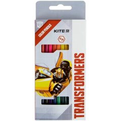 Олівці кольорові двосторонні, 12 шт. TF Kite TF22-054