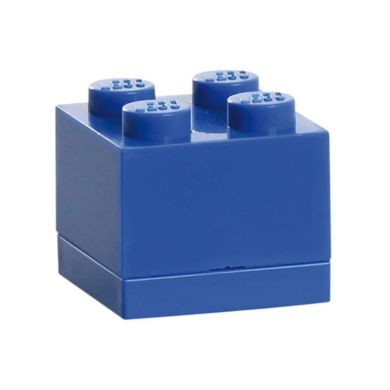 Чотирьохточковий яскраво-синій міні-бокс для зберігання Х4 Lego 40111731