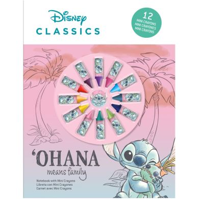 Розмальовка з міні-олівцями стіч kids licensing st00038