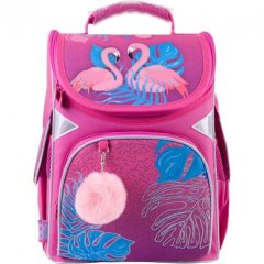 Рюкзак GoPack Education каркасний 5001-4 Pink flamingoes Kite GO21-5001S-4