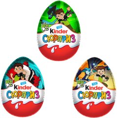 Шоколадне яйце Kinder Surprise в асортименті 20 г 80741244
