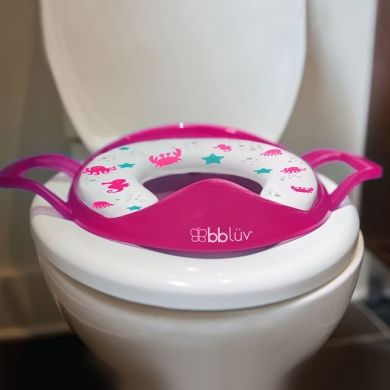 Сидение для унитаза Poti розовое Bbluv B0112-P, Розовый