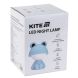 Світильник-нічник LED з акумулятором Cute Bunny, блакитний Kite K25-316-1-3