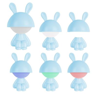 Світильник-нічник LED з акумулятором Cute Bunny, блакитний Kite K25-316-1-3