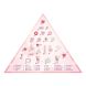 Адвент-календарь LITTLE PRINCESS в коробке в форме ромба розовый, 24 сюрприза ACCENTRA 6056858 4015953682407