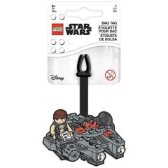 Брелок/Багажна бирка Tie Millenium Falcon LEGO