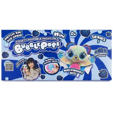 Bubble Pops М&rsquo;яка іграшка міні Чорничне медвежа, 2312005/8