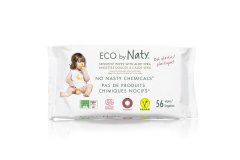Органічні вологі серветки без запаху Eco by Naty 56 шт 245036 7330933245036