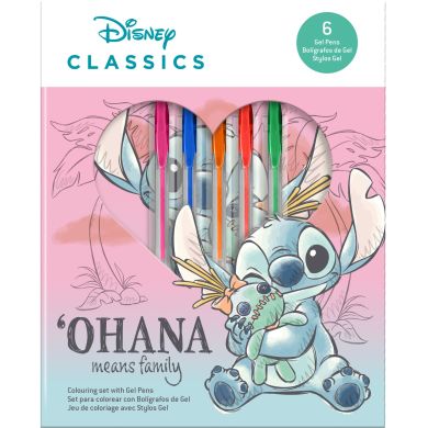 Гелеві ручки з буклетом стіч kids licensing st00035