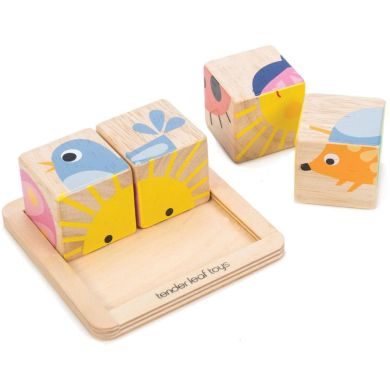 Іграшка з дерева Дерев'яні кубики Tender Leaf Toys TL8452