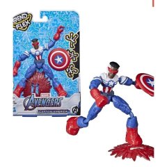 Игровая фигурка Hasbro Avengers Мстители Бенди Капитан Америка серия Бенди 15см E7377