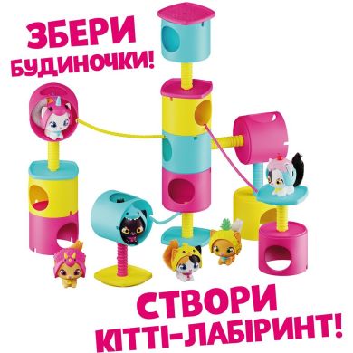 Ігровий набір QT KITTIES КОШЕНЯ ЕШ (фігурка, будиночок, аксесуари) 450001-6