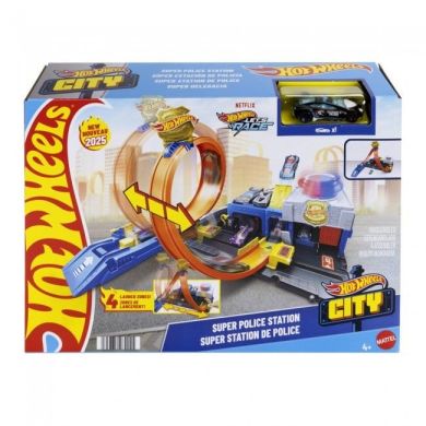 Ігровий набір Суперполіцейський відділок Hot Wheels JBM71