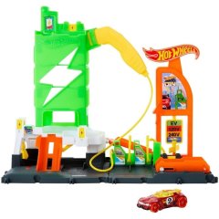 Игровой набор Заправочная станция для суперзарядки Hot Wheels HTN79