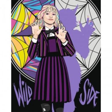 Картина по номерам SANTI Wednesday. Enid Sinclair werewolf, 40*50см 955361