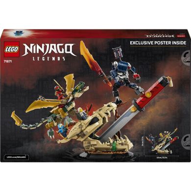 Конструктор Битва біля черепа Дракона з мечем Lego Ninjago 71871