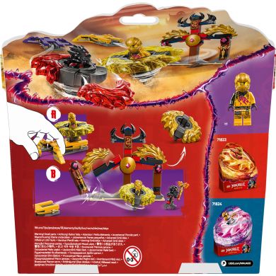Конструктор Бойовий набір дракона Спін-джитсу LEGO Ninjago 71826