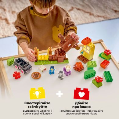 Конструктор &laquo;Піцерія&raquo; з Мафіном та Блуї Lego DUPLO 10469