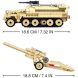 Конструктор SLUBAN M38-B0695 военная техника, 460 деталей, фигурки, кор., 38-28,5-7 см.