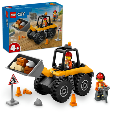Конструктор Жовтий будівельний автонавантажувач LEGO City 60450