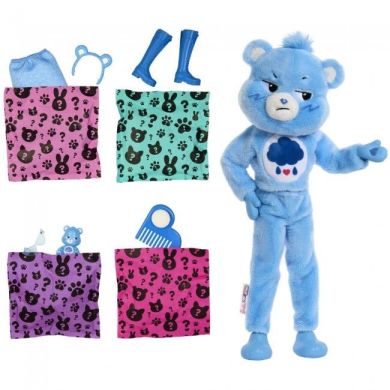 Кукла Barbie Cutie Reveal серии Care Bears мишка Буркотун JCN96