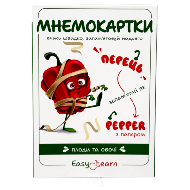 Мнемокартки EasyLearn &laquo;Плоди та овочі&raquo; EL-002