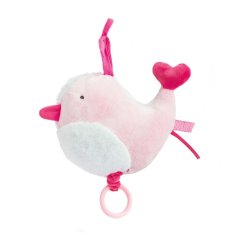 Музична іграшка-мобіль Doudou Птах DC3330, Рожевий