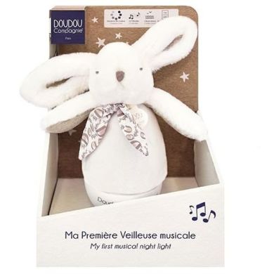 Музыкальный ночник кролик DouDou Lapin белый коллекция SENSORIEL DC4196, Белый