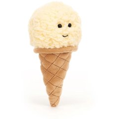 Мягкая игрушка Jellycat (Джелликэт) Волшебное ванильное Мороженое 18 см ICE6VAN