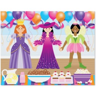 Набір багаторазових наліпок Одягни ляльку Melissa & Doug SM93209/6829