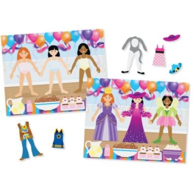 Набір багаторазових наліпок Одягни ляльку Melissa & Doug SM93209/6829