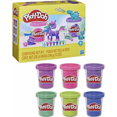 Набір пластиліну, 6 баночок Play-Doh F9932