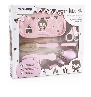 Набір по догляду за малюком Miniland Babykit рожевий 89125, Рожевий