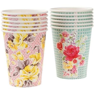 Одноразові склянки (12 шт. в упаковці, 2 дизайна), серія TRULY SCRUMPTIOUS TS4-CUP