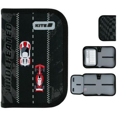 Пенал Kite 1 від., 1 відворот, без наповнення 621 Race&Win K26-621-4