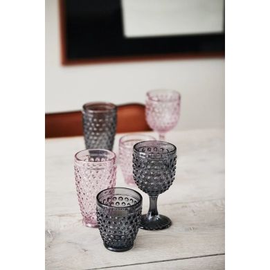 Склянка для води Bubble висока, рожева, 15 cm Bahne 4975267