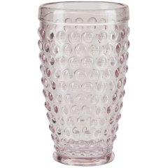 Склянка для води Bubble висока, рожева, 15 cm Bahne 4975267