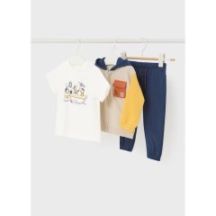 Спортивный костюм для мальчика, брюки, кофта, футболка р.68 1844