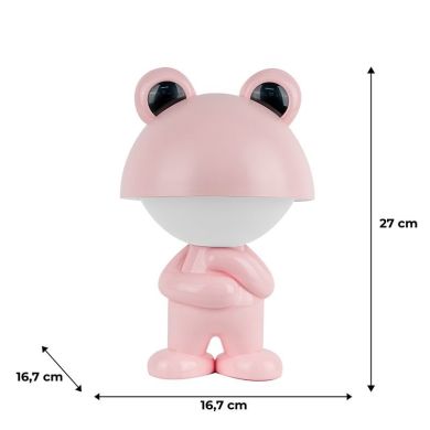 Светильник-ночник LED с аккумулятором Dreamy Froggy, розовый Kite K25-315-3-2