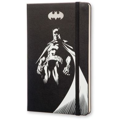 Записна книжка Moleskine Batman 13х21 см 240 сторінок без лініюванням Чорна LEBA01QP062