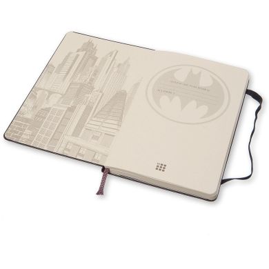 Записна книжка Moleskine Batman 13х21 см 240 сторінок без лініюванням Чорна LEBA01QP062