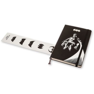 Записна книжка Moleskine Batman 13х21 см 240 сторінок без лініюванням Чорна LEBA01QP062