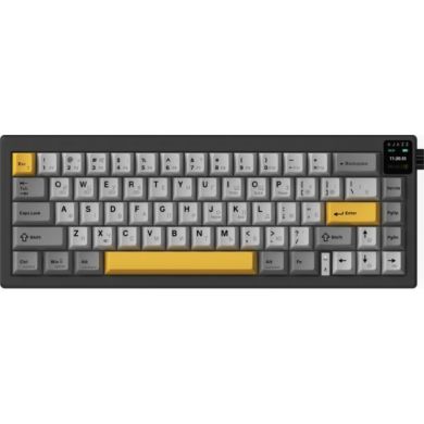 Бездротова механічна клавіатура Ajazz AK650 Flying Fish Switch - Black (AK650-FF-BGY)