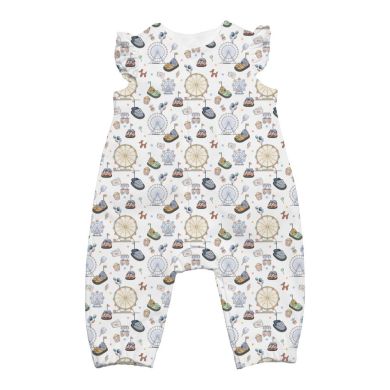 Длинный песочник с крылышками из хлопка Supima My Little Pie Merry Go 56-62 R011CL