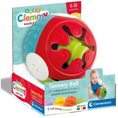 Іграшка розвиваюча Сенсорний м`ячик, серія Soft Clemmy Clementoni 17689