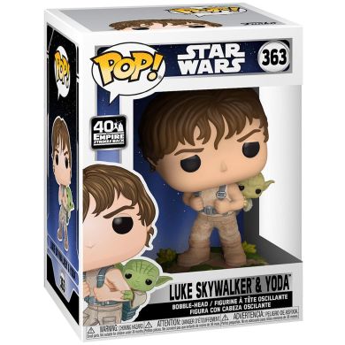 Игровая фигурка FUNKO POP! серии Звёздные войны. Эпизод 5 ЛЮК С ЙОДОЙ Funko 46768
