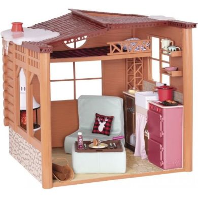 Ігровий набір Our Generation Cozy Cabin Будинок з аксесуарами BD37961