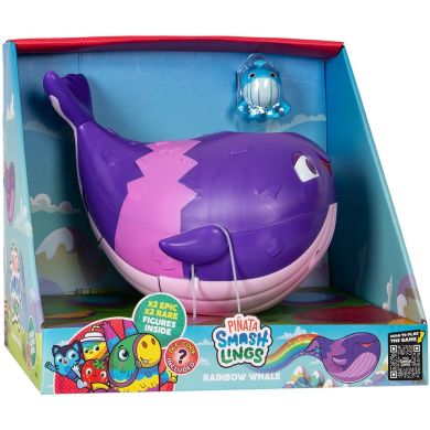 Ігровий набір PINATA SMASHLINGS ВЕСЕЛКОВИЙ КИТ (кит, 4 фігурки, аксесуари) SL9003