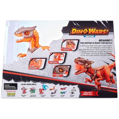 Інтерактивна іграшка Robo Alive серії Війна динозаврів Бойовий велоцираптор Pets & Robo Alive 7133
